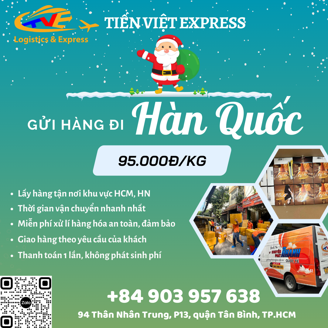 Gửi hàng đi Hàn Quốc